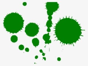 Dark Green Splash Paint Clipart #2923795