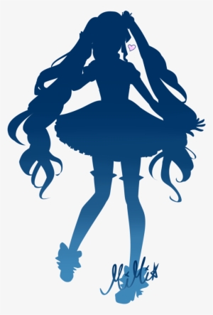 Manga Silhouette - Anime Silhouette Coloured #2924052