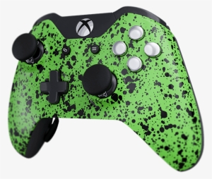 Xbox One Evil Shift Splatter Series Esports Pro Controller - Green Splatter On Black #2924053