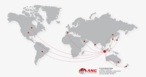 Arum Nirwana Global Is A Leading Company In Food And - World Map Gray And White #2924153