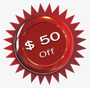 50 Dollars Off Air Conditioning Repairs - Sticker De Precio Png #2925163