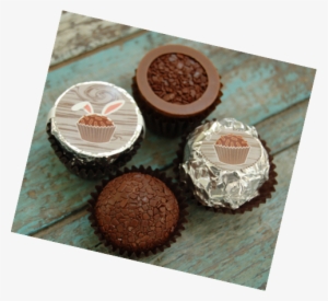 Brigadeiro Barn Handmade Gift Box With 4 Brigs - Cupcake #2925277