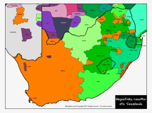South Africa - South Africa Language Map #2925763