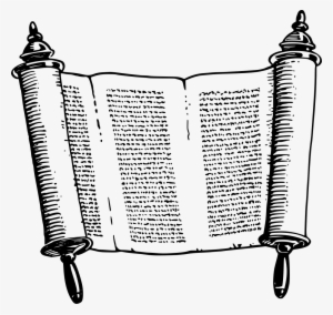 Download Png - Torah Black And White #2926282