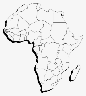 Africa Continent Map Drawing #2926462
