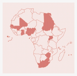 The Map Plots Some Of The Photography Training And - Map Of Africa #2926465