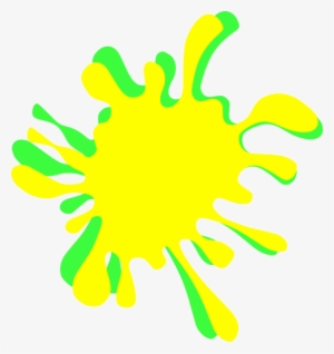 Yellow Paint Splatter Clip Art N10 - White Splatter Art #2927117