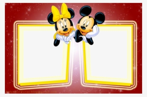 Molduras Mickey E Minnie Para Duas Fotos - Minnie #2927198