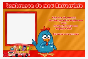 Kit Completo Com Molduras Para Convites, Rotulos - Moldura Da Galinha Pintadinha Para Lembrancinha #2927476