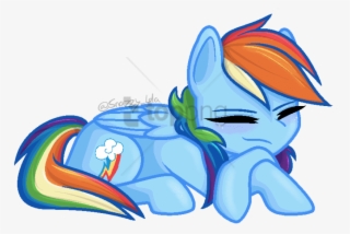 Realfluttertree, Eyes Closed, Rainbow Dash, Safe, Simple - Rainbow Dash #2927887