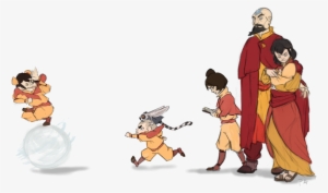 “ A Little Transparent Tenzin Family - Cartoon #2927975