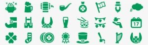 Saint Patrick Icons Copie - St Patrick's Day Icons Png #2928025