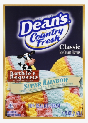 Dean's Country Fresh Classic Ruthie's Request Super - Country Fresh Ice Cream, Premium, Chocolate Chip Cookie #2928276