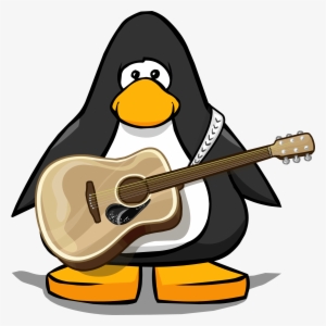 Clothing 5462 Player Card - Club Penguin Acoustic Guitar #2928463