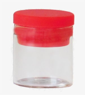 10ml Concentrate/cream Glass Jar-red Silicon Lid - Jar #2929077