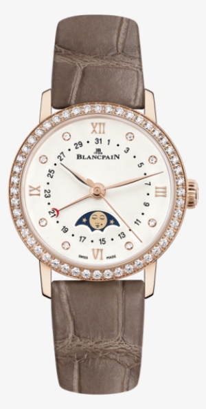 Blancpain Ladies Calendar Rose Gold Moonphase 29mm - Blancpain Moon Phase Women #2929152