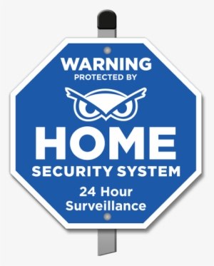 Home Security Sign Onwe Bioinnovate Co - Security #2929245