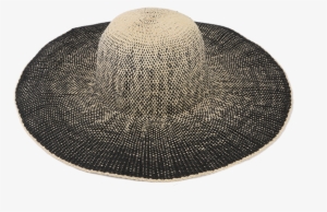 Black Braided Resort Hat - Straw Hat #2929382
