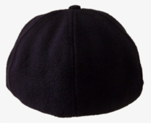 Mid Profile Dark Navy Wool Fitted Six Panel Baseball - Baseball Cap #2929430
