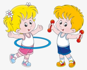 Фото, Автор Soloveika На Яндекс - Clipart Boy And Girl Working Out #2930288