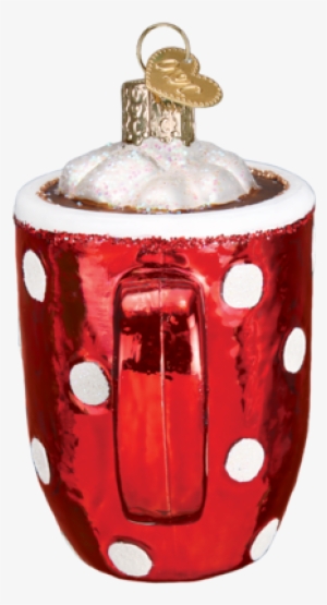 Hot Cocoa Ornament - Old World Christmas Just Married Fine White Limo Christmas #2931846