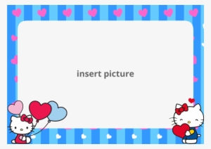 Picture Frame Clipart Picture Frames Hello Kitty Clip - Border Hello Kitty Design #2931892