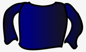 Blue Long Sleeve Shirt Clip Art At Clker - Cartoon Long Sleeve Shirt #2932265