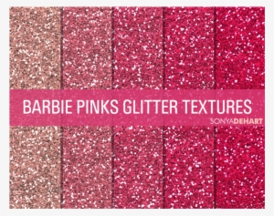 Glitter Textures Digital Paper Pack Barbie Pinks - Barbies Texture #2932495