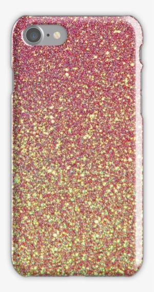 Pink Gold Glitter Texture Iphone 7 Snap Case - Rosa Goldglitter-imitatfolie Flachmann #2932519