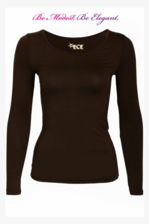 Dark Brown ◊ Long Sleeve Shirt - Shirt #2932833