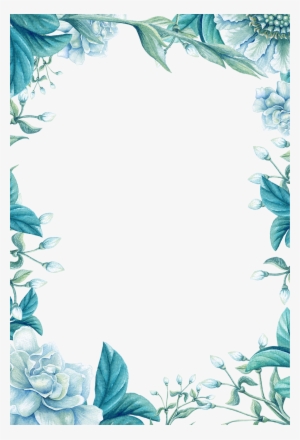 Decoración De Decoración De Flores Azules - Background Fairy Fantasy Png #2933184