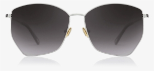 Geométrico Gafas De Sol Con Lentes Negros Y Marco De - Morpheus Glasses Transparent Png #2933272