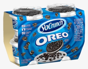 Oreo-4pk - Yocrunch Cookie And Cream Calories #2933449