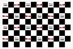 Vintage Racer Wrapping Paper - Checkered Flag #2934957