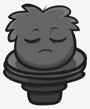 Perched Puffle Statue Sprite 006 - Club Penguin Puffle Statue #2935404