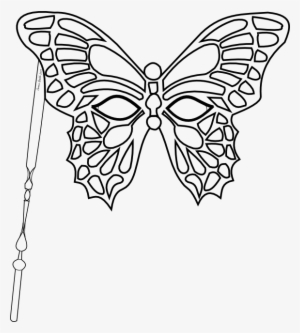 Monarch Butterfly Template Printable - Butterfly Masquerade Mask Template #2935961