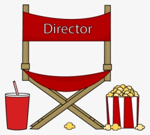 Movie Clipart Drink - Directors Chair Clip Art #2937012