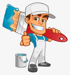 Pintor De Casas Png - Cartoon Painter #2937197
