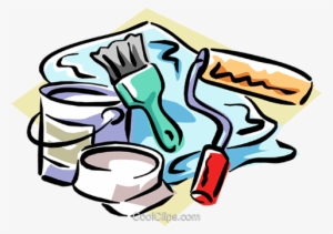 Painter's Tools Royalty Free Vector Clip Art Illustration - Imagens De Ferramentas De Pintor #2937581