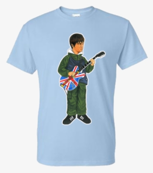 Noel Gallagher T-shirt Featuring Cartoon Drawing By - Noel Gallagher Tour T Shirt #2937813