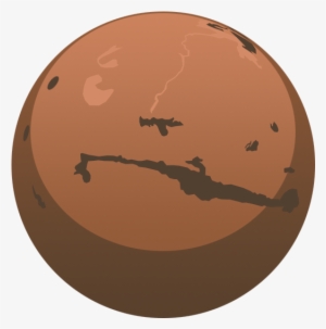 Mars Planet Png - Mars Drawing #2937926