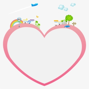 Vector De Corazón De Amor Rosa Minimalista Dibujado - Vector Graphics #2937933