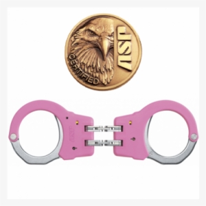 Asp Hinged Indentifier Handcuffs * Pink * - Handcuffs #2938007