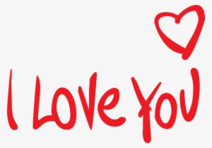 I Love You Text Vector Free Png Images Photo - Lover Romantic Heart #2938058