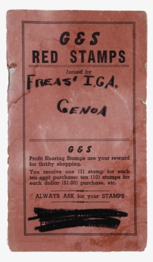 Vintage G&s Red Stamps #2938154