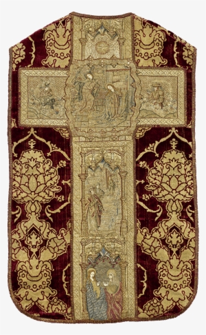 Chasuble With Scenes From The Lives Of Christ And The - Motif #2938366