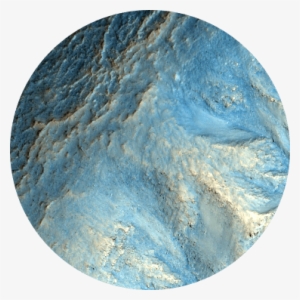 Martian Knowledge - Artwall Artappealz Astronomy Nasa's Impact Crater On #2938420