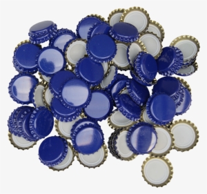 100 Blue Crown Caps - 250 Crown Bottle Caps - Blue - Home Brew #2939131