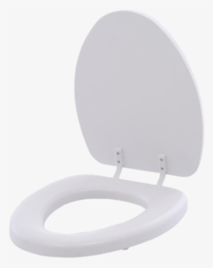 Open White Toilet Seat - Toilet Seat #2939286