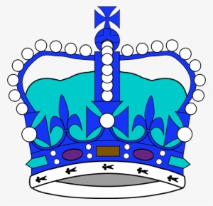 Blur Clipart Royal Crown - Blue #2939425
